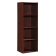 Pemberley Row Engineered Wood Mahogany Bookcase Rectangular Multipurpose 47.36