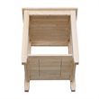 Pemberly Row Solid Hardwood Tall End Table