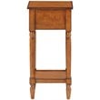 Pemberly Row One-Drawer Traditional Wood Accent End Table in Walnut
