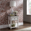 Pemberly Row Nightstand with Warm Antique Finish