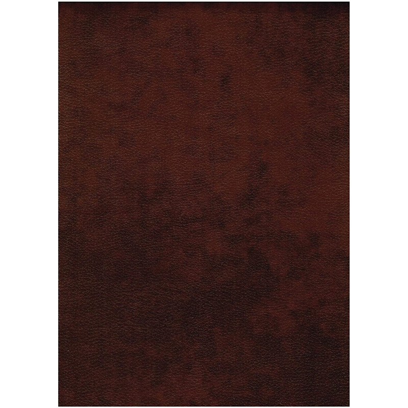 Pemberly Row Full-size Faux Leather Futon Mattress in Brown - Frame Not Included