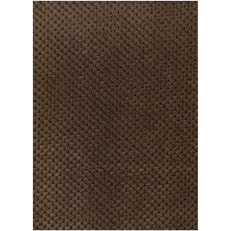 Pemberly Row Full Fabric Futon Mattress in Marmont Brown Mocha-Frame Not Included