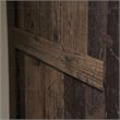 Pemberly Row Engineered Wood Wardrobe Armoire in Rustic Reclaimed Pine/Brown
