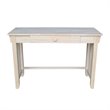 Pemberly Row Mid Century Writing Desk with Drawer