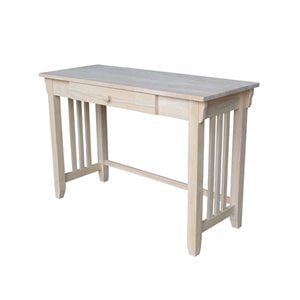 Pemberly Row Mid Century Writing Desk with Drawer