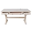 Pemberly Row Traditional Executive Desk with Canyon Base