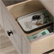 Pemberly Row 2-Drawer Coastal Engineered Wood Computer Desk in Laurel Oak