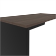 Pemberly Row Traditional Desk Return in Antigua and Black