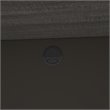 Pemberly Row Traditional Plus Credenza Desk in Bark Gray and Slate