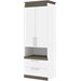 White and Walnut Gra