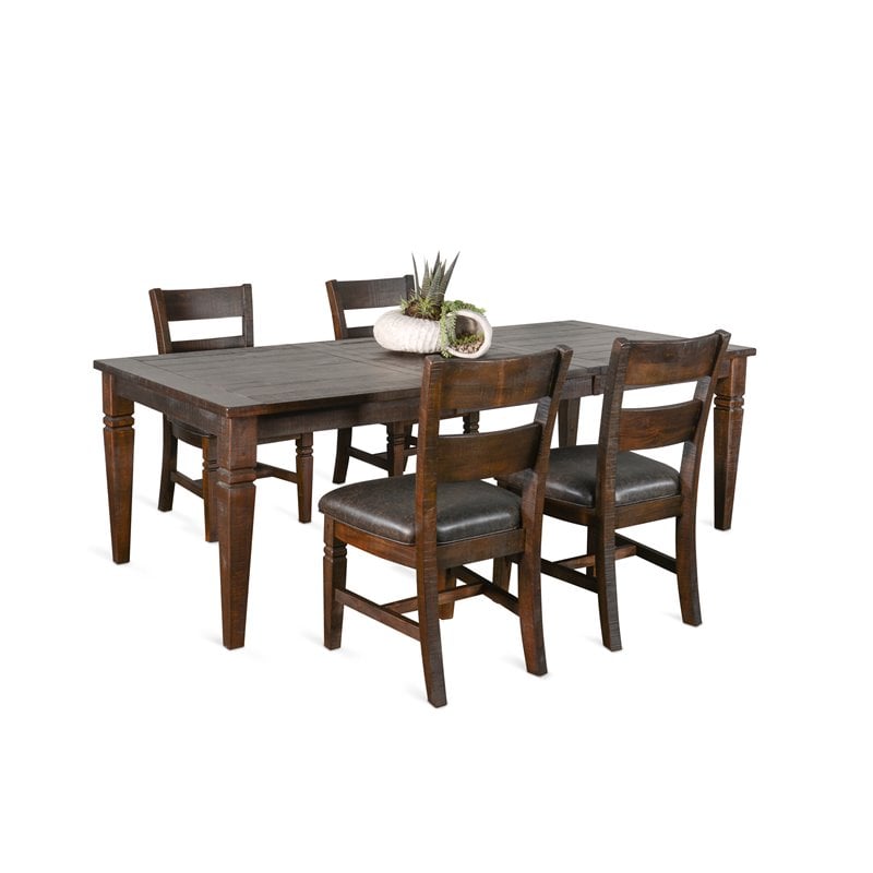 Pemberley Row Mahogany Tobacco Leaf Dining Table Rectangular Extension 90