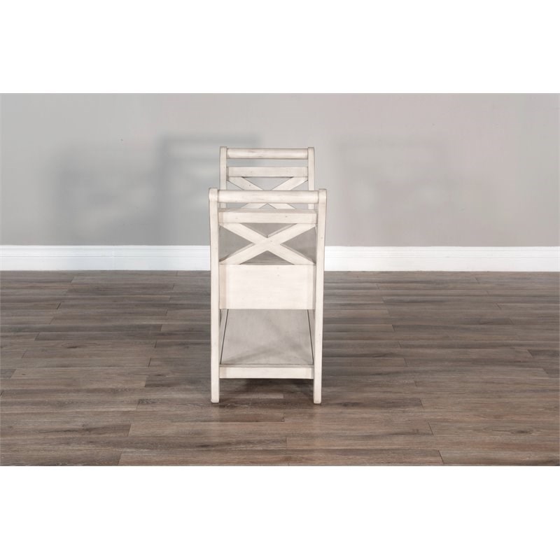 Pemberley Row Wood Marble White Accent Bench Rectangular Storage 36