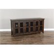 Pemberley Row Wood Tobacco Leaf TV Cabinet Rectangular Adjustable Shelves 70
