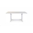 Pemberley Row Wood White Dining Table Rectangular 60