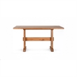 Pemberley Row Mindi Wood Rustic Oak Dining Table Rectangular 50