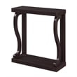 Pemberly Row Modern Console Table in Espresso Wood Finish