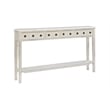 Pemberley Row Wood Cream Console Table Rectangular Slimline 60