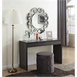 Pemberley Row Honeycomb Particle Board Gray Console Table Rectangular 48