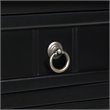 Pemberley Row MDF Black Console Table Rectangular Transitional 30.75