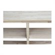 Pemberly Row Traditional Sofa - Server Table Includes Shelves