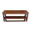 Pemberly Row Wood Traditional Console Table in Mahogany
