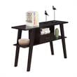 Pemberly Row Contemporary Espresso Wood Console Table with Drawer