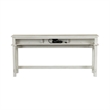 Pemberly Row Farmhouse Moder Wood Console Bar Table