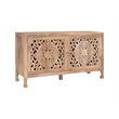 Pemberly Row Transitional Wood Two Door Cabinet in Natural Brown