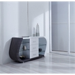 Pemberly Row Contemporary White And Grey Buffet