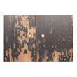 Pemberly Row Solid Mango Wood & Metal Small Sideboard in Black