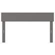 Pemberly Row Modern Solid Wood Full Headboard in Gray