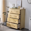 Pemberley Row Solid Pine Wood Natural Chest Rectangular Jumbo 44.5