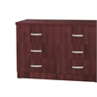 Pemberley Row Engineered Wood Mahogany Double Dresser Rectangular 31