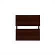 Pemberly Row Modern Wood Bed Step in Espresso