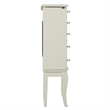 Pemberley Row Solid Wood White Jewelry Armoire Rectangular 13