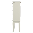 Pemberley Row Solid Wood White Jewelry Armoire Rectangular 13