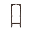 Pemberly Row Transitional Five Piece Wood Tray Table Set in Gray