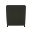 Pemberly Row Transitional Veneer Wood Accent Cabinet in Dark Gray