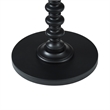 Pemberley Row Wood Black Accent Table Round Durable 17