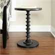 Pemberley Row Wood Black Accent Table Round Durable 17