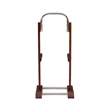 Pemberly Row Transitional Solid Wood Tray Tables in Dark Cherry
