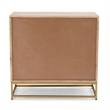 Pemberley Row Metal Mango Wood Natural Gold Cabinet Rectangular 30