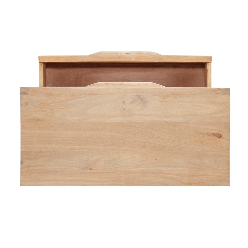 Pemberley Row Metal Mango Wood Natural Gold Cabinet Rectangular 30