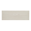 Pemberly Row Farmhouse Wood Dining Bench in Smokey White and Dark Gray