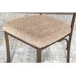 Pemberly Row Transitional Metal Set of Two Dining Side Chairs in Bronze