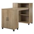 Pemberly Row Transitional Engineered Wood Hobby and Craft Desk in Natural