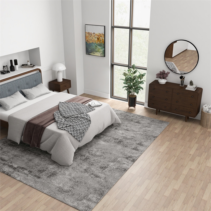 Pemberley Row Solid Wood Brown Double Dresser Rectangular Durable 47