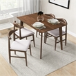 Pemberly Row Mid-Century 47-inch rectangular solid wood Dining Table in Brown