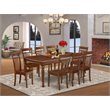 Pemberly Row 9-piece Wood Dining Room Set in Mahogany