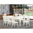 Pemberly Row 9-piece Wood Kitchen Set in Linen White